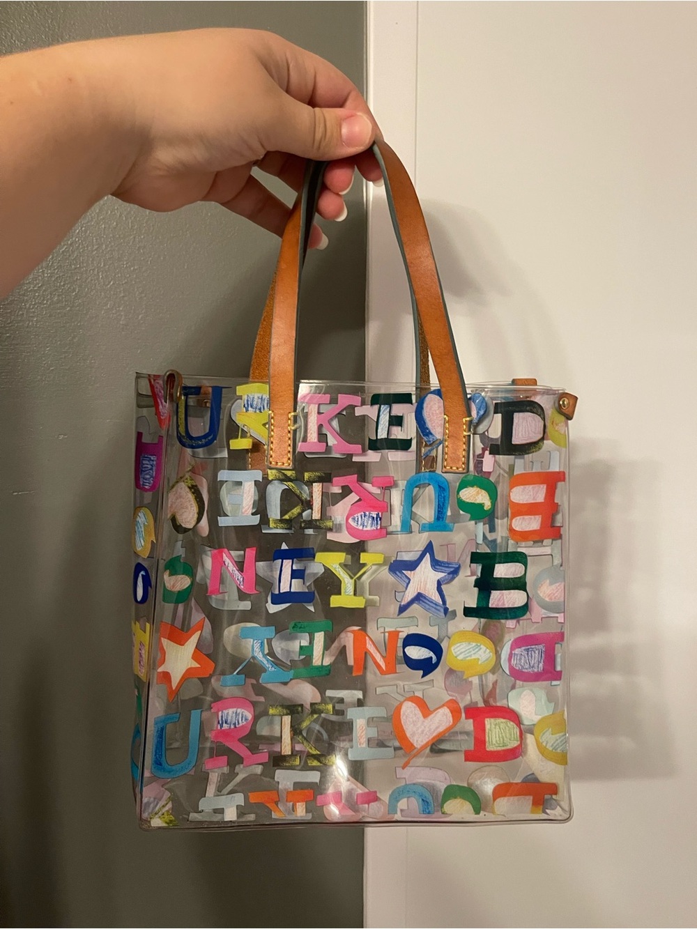 Dooney and Bourke clear scribble bag